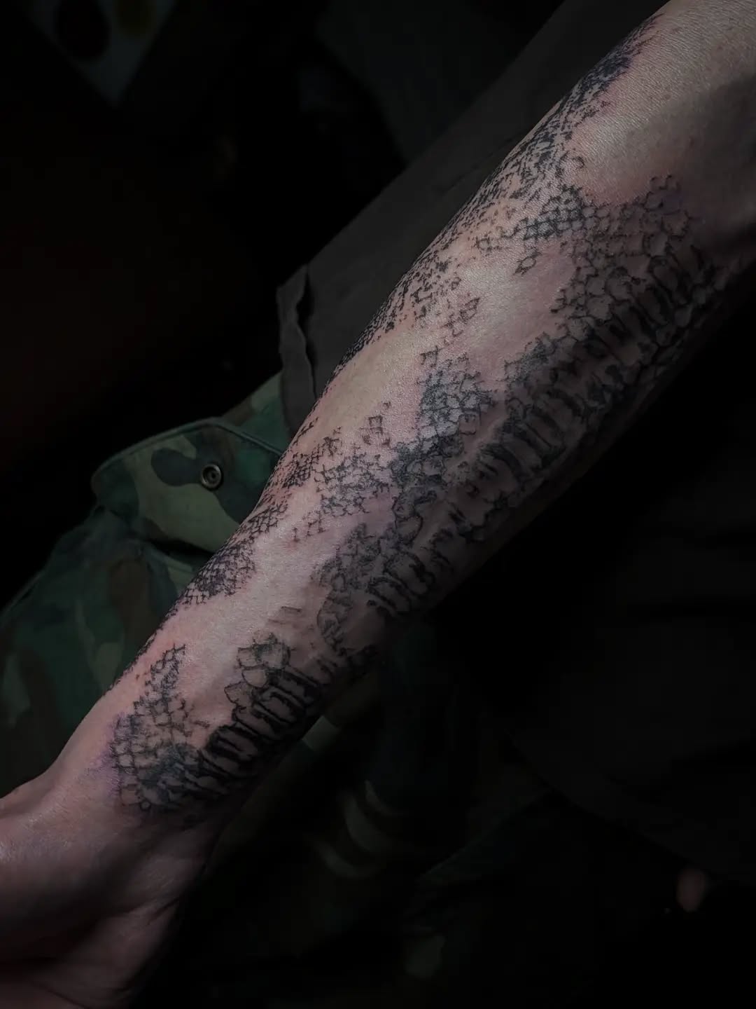 Tattoo by @profanae.0001 — blackwork, illustrative