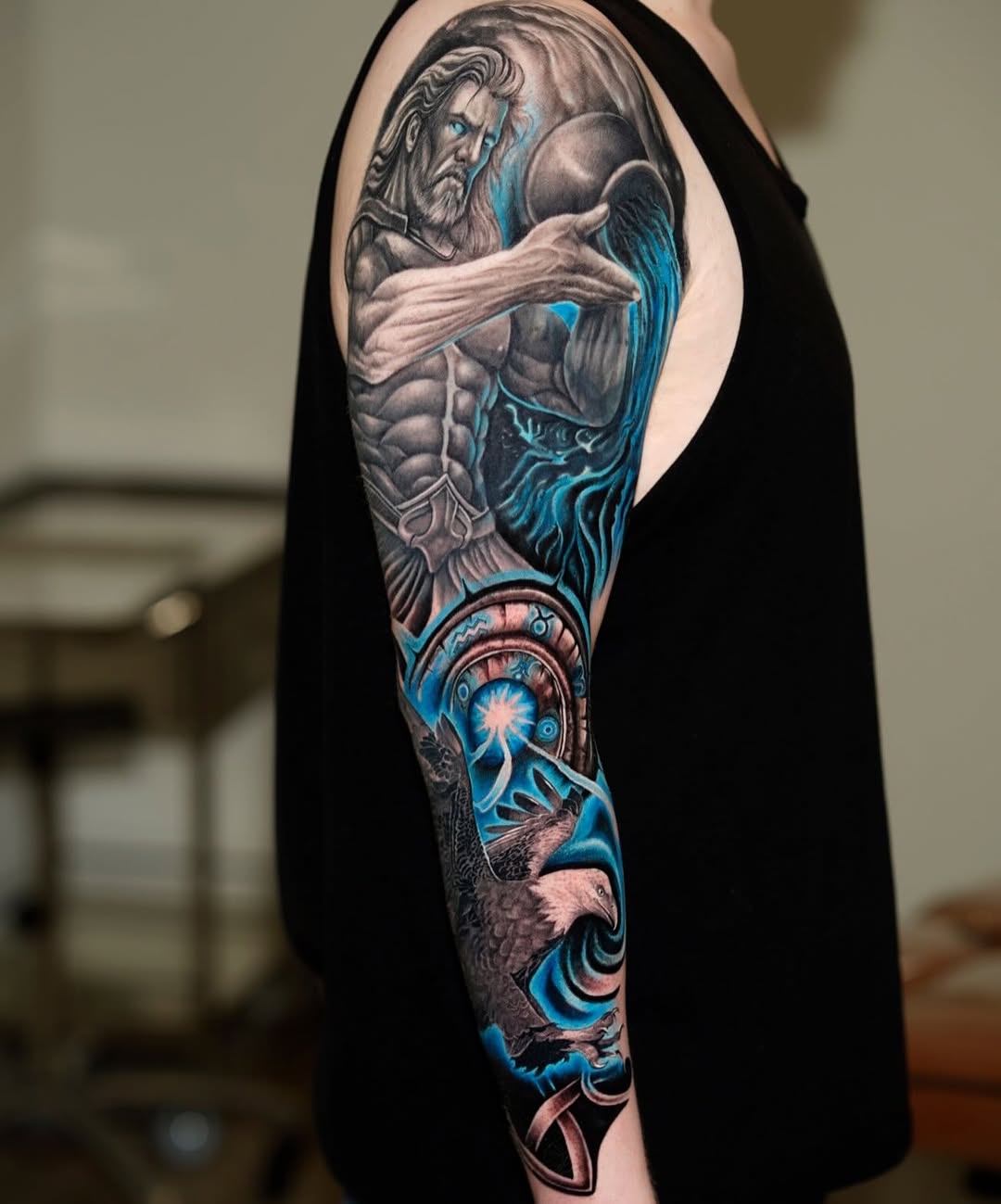 Tattoo by @tattooedbydavid โ realism, black_and_grey