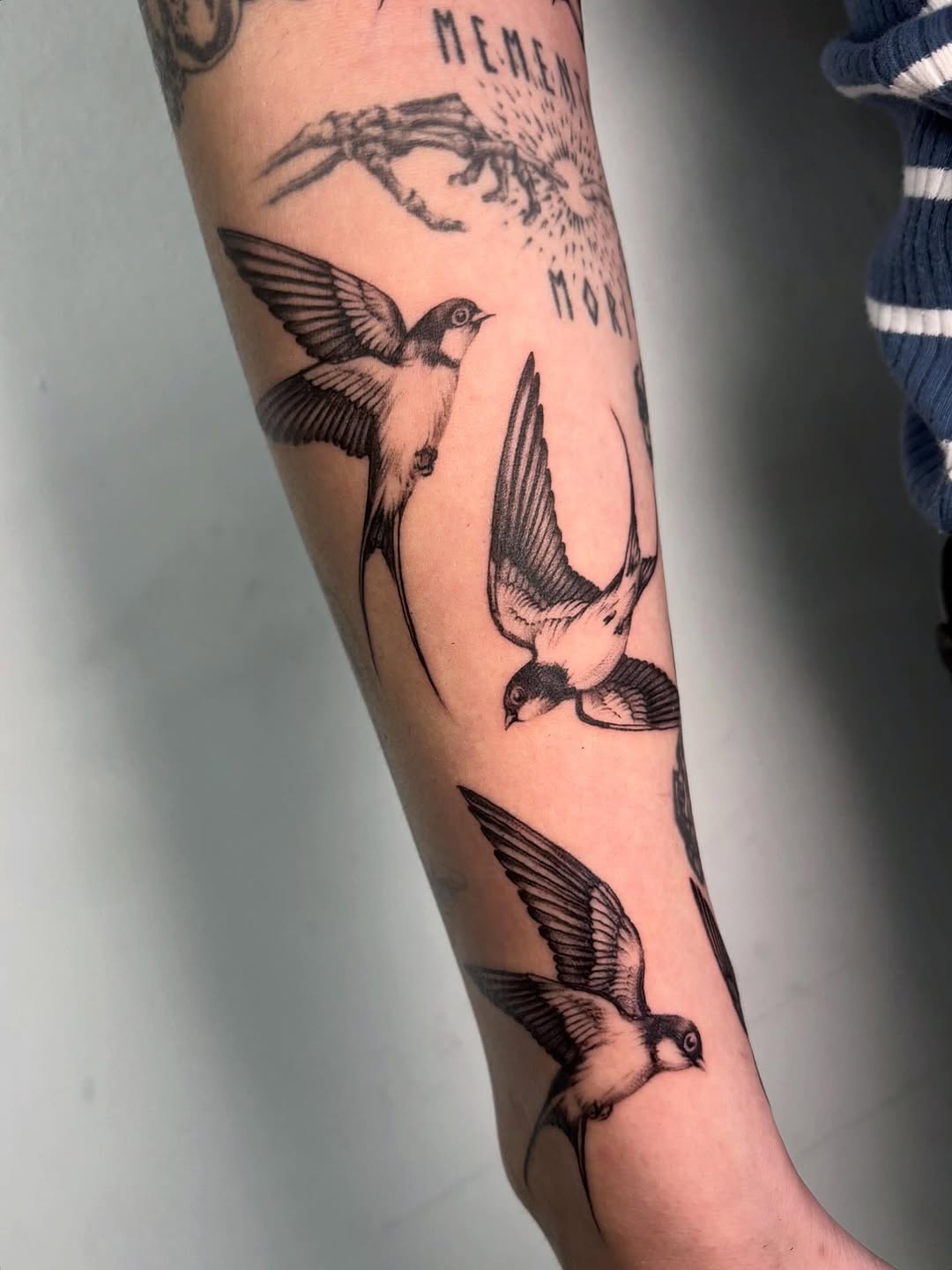 Tattoo by @tattoosbytessa_ — illustrative, black_and_grey