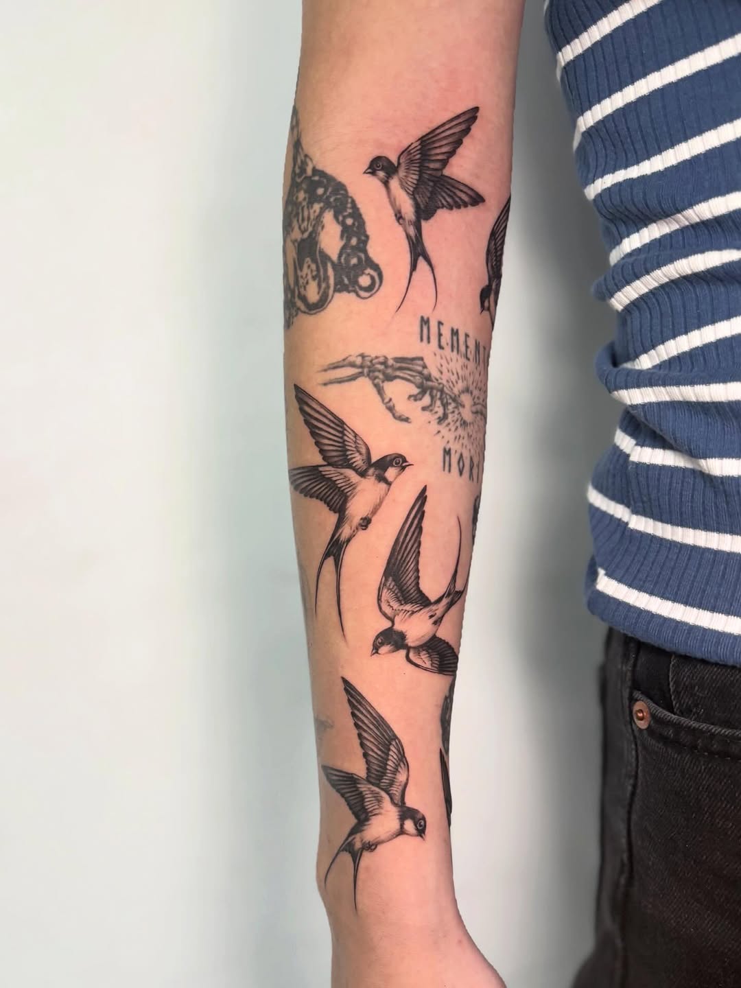 Tattoo by @tattoosbytessa_ — black_and_grey