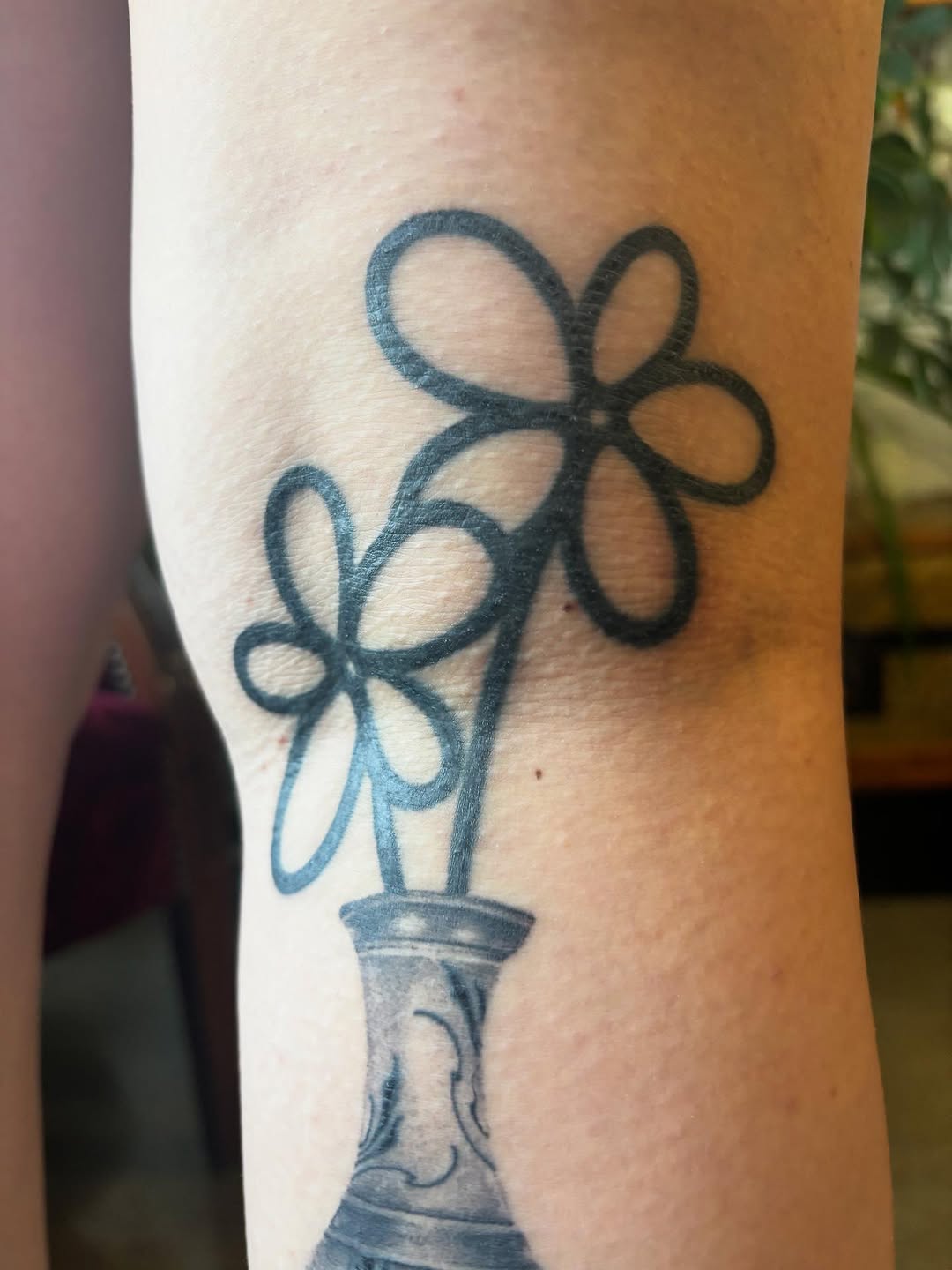 Tattoo by @kathleentattoos — illustrative, black_and_grey