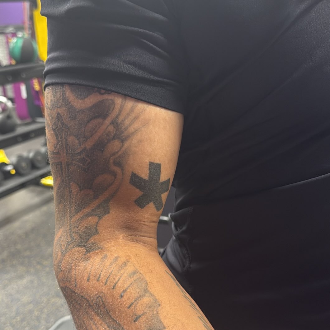 Tattoo by @tatwithmya — blackwork
