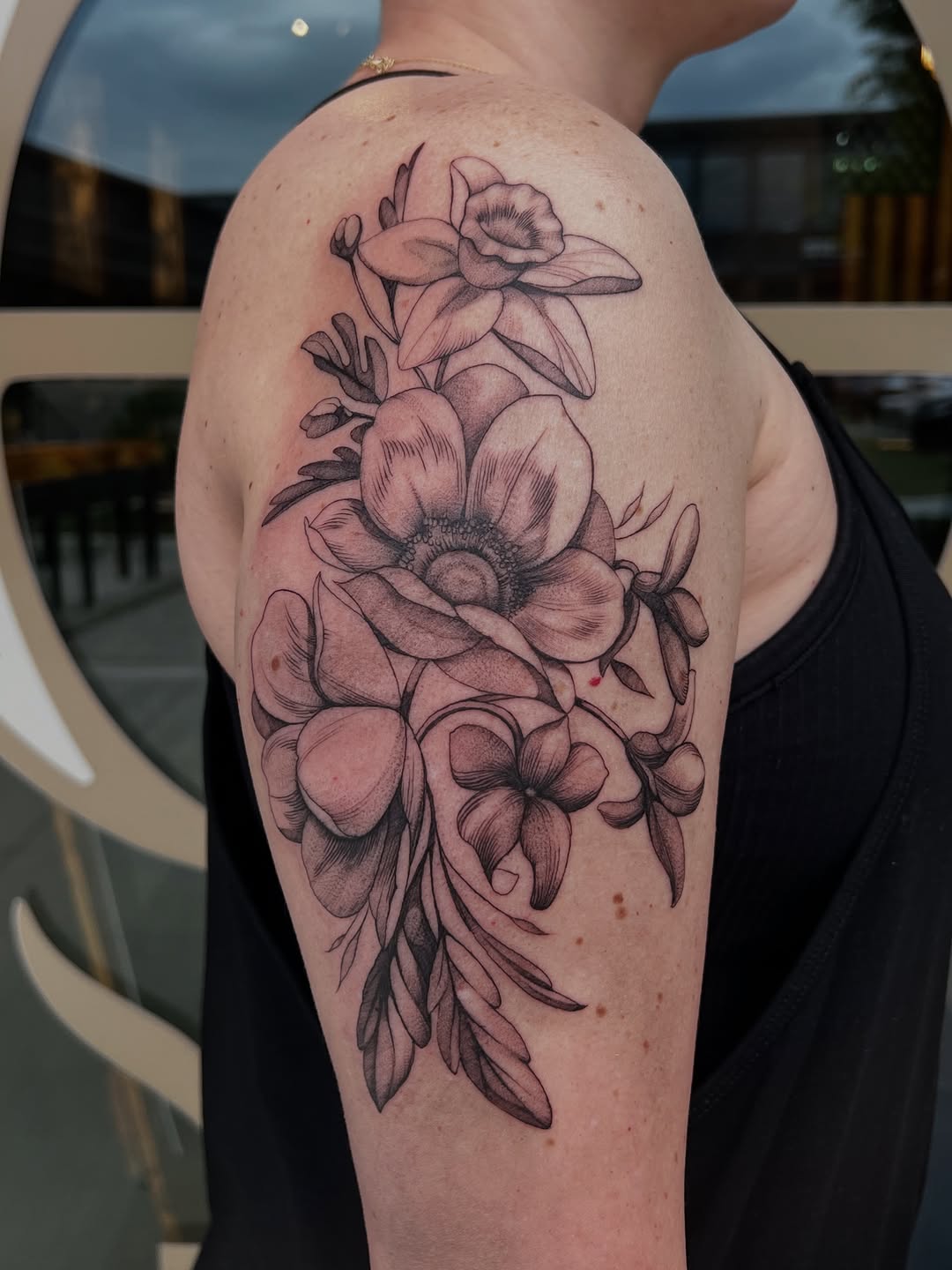 Tattoo by @thealliwilcox β realism, black_and_grey