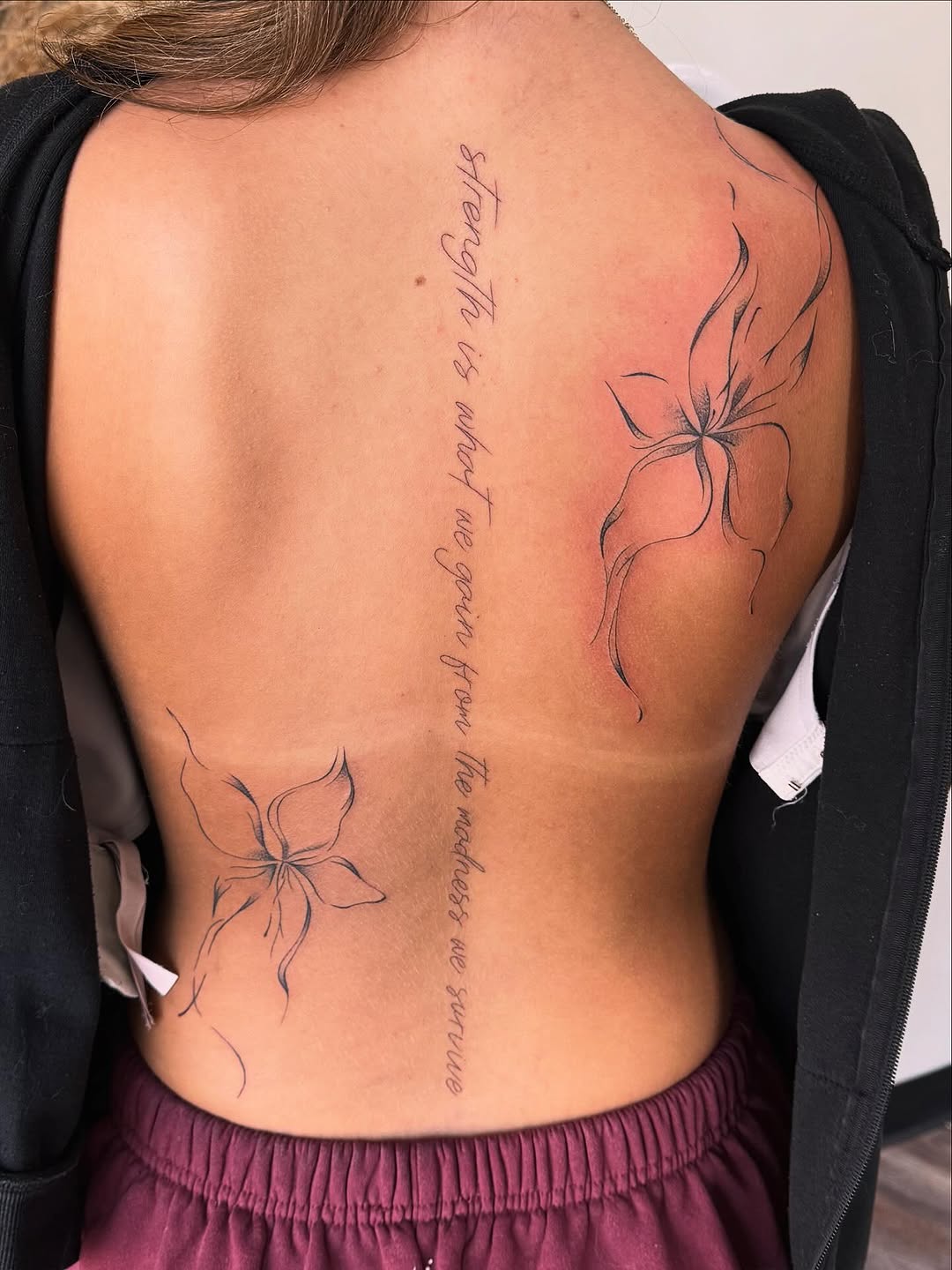Tattoo by @makeup2.o_ — lettering_script, fine_line