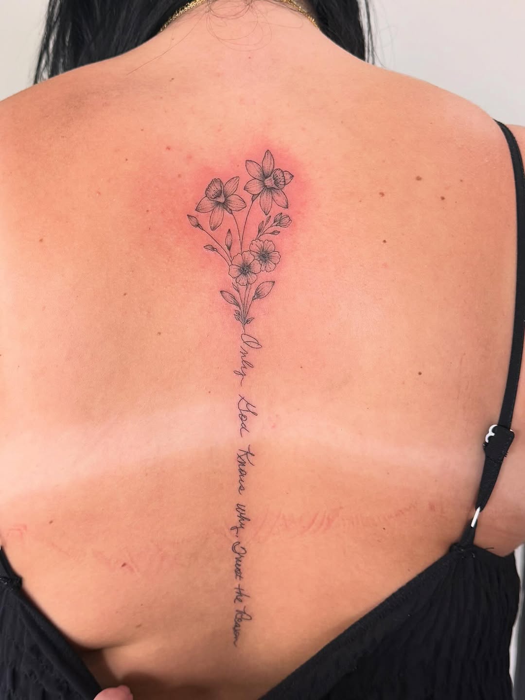 Tattoo by @makeup2.o_ — fine_line, lettering_script