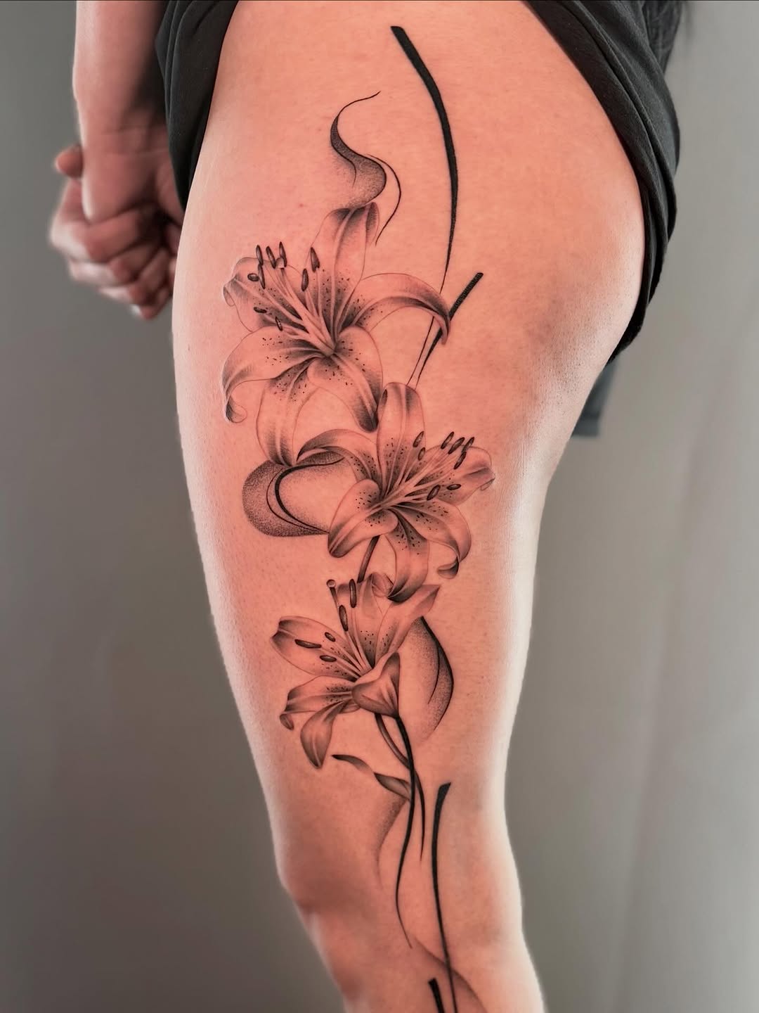 Tattoo by @namboink — black_and_grey, illustrative