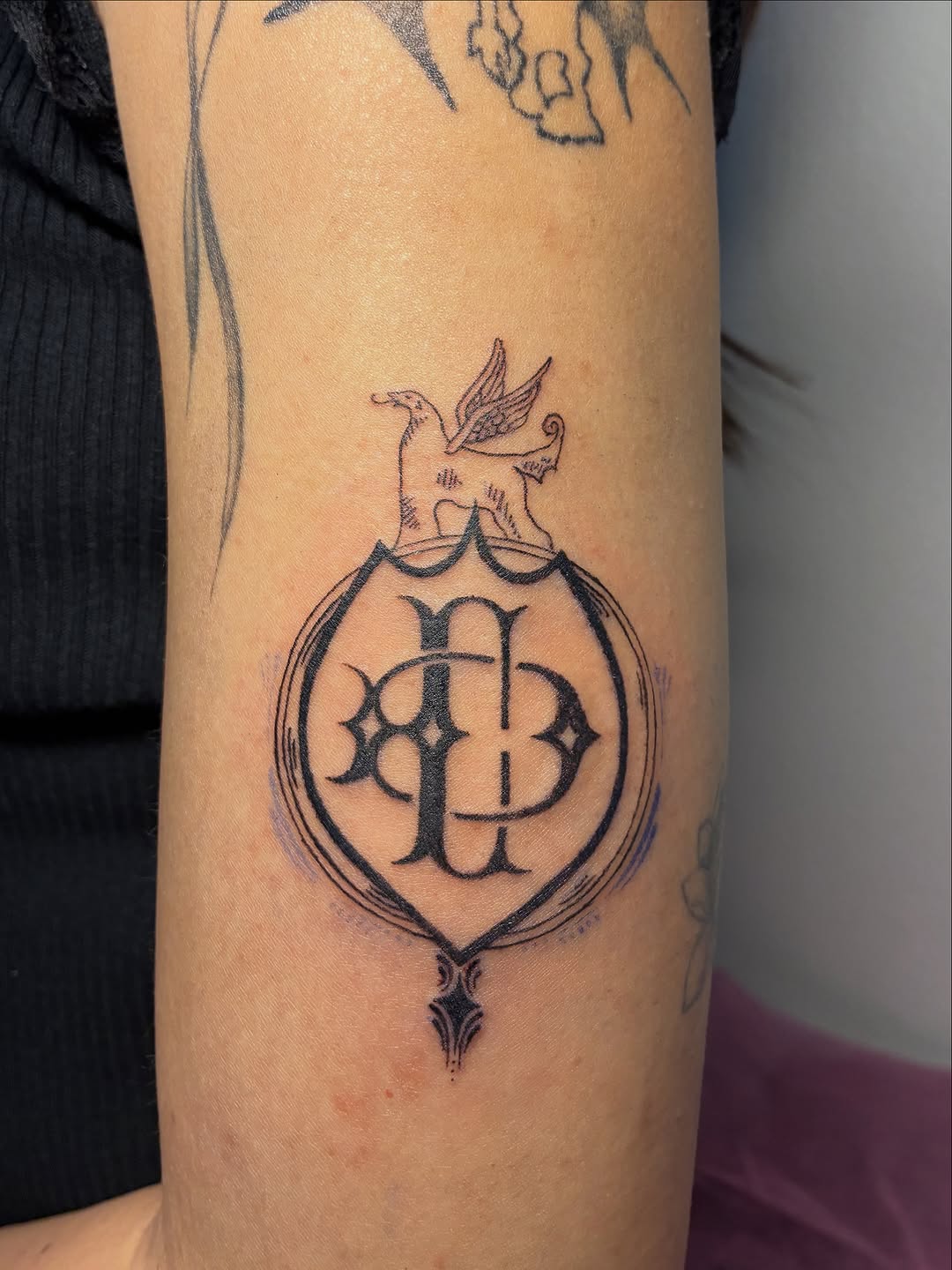 Tattoo by @sc.tatted — illustrative, blackwork