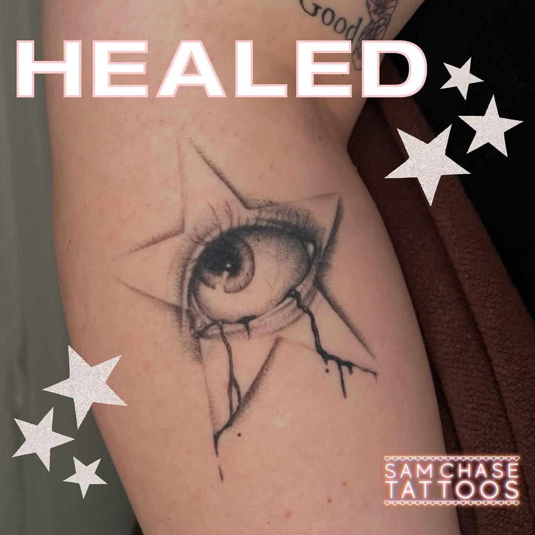 Tattoo by @samiamthesam β black_and_grey, dotwork