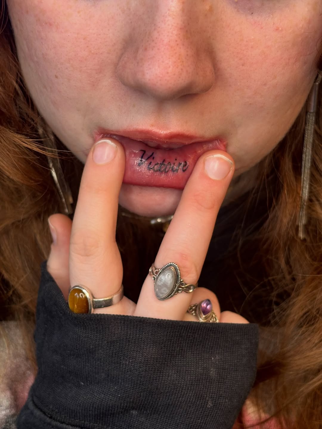 Tattoo by @sterstraal β lettering_script, fine_line