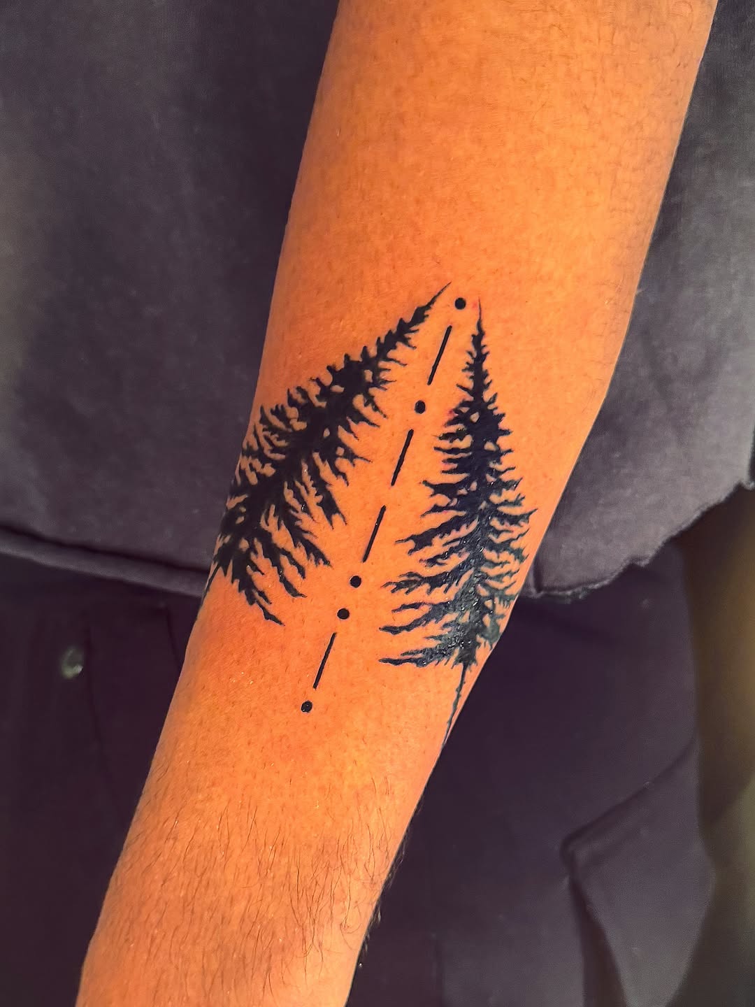 Tattoo by @tiff_tatts — illustrative, blackwork