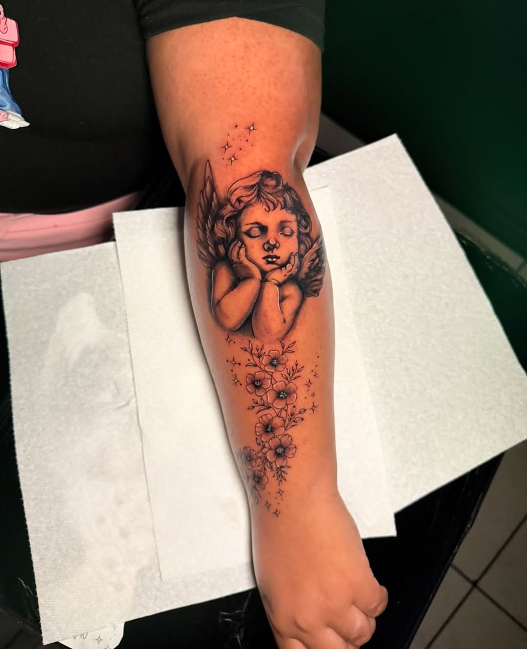 Tattoo by @jazlow03 — black_and_grey