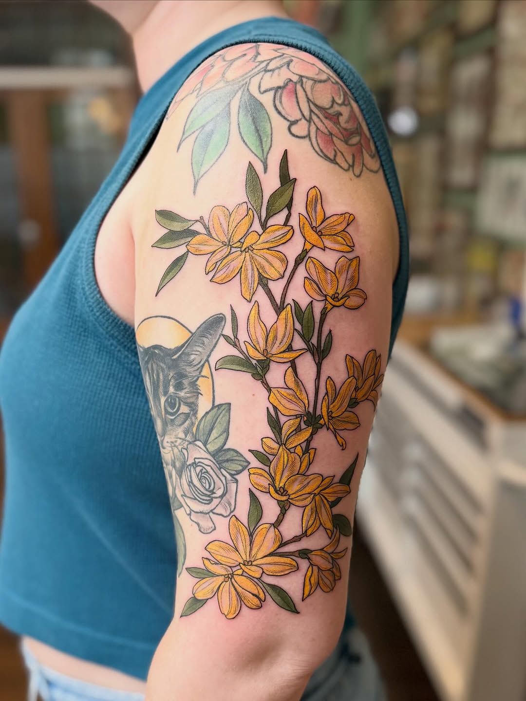 Tattoo by @rachaelshelly — illustrative, black_and_grey