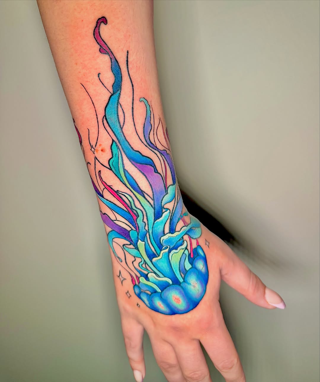 Tattoo by @pisces.moonchild.tattoos โ new_school, illustrative
