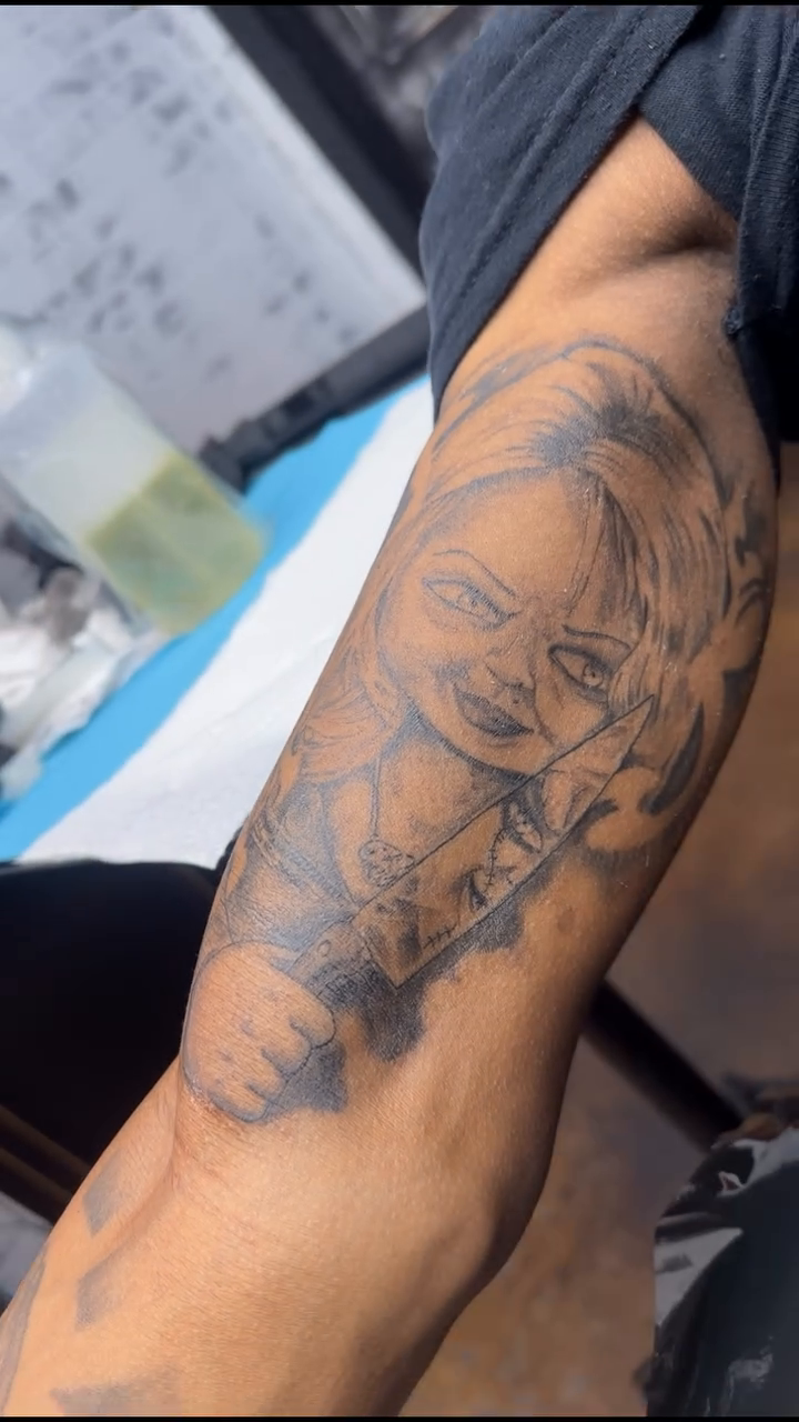 Tattoo by @bboyemo — dark_realism