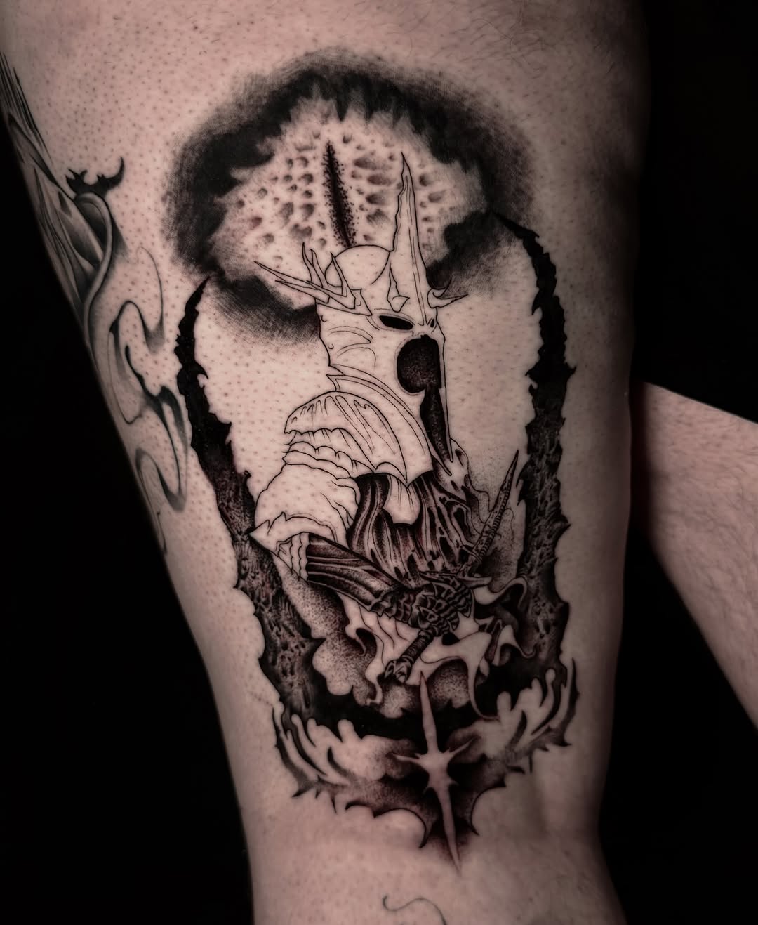 Tattoo by @mspiresinks โ dark_realism, blackwork