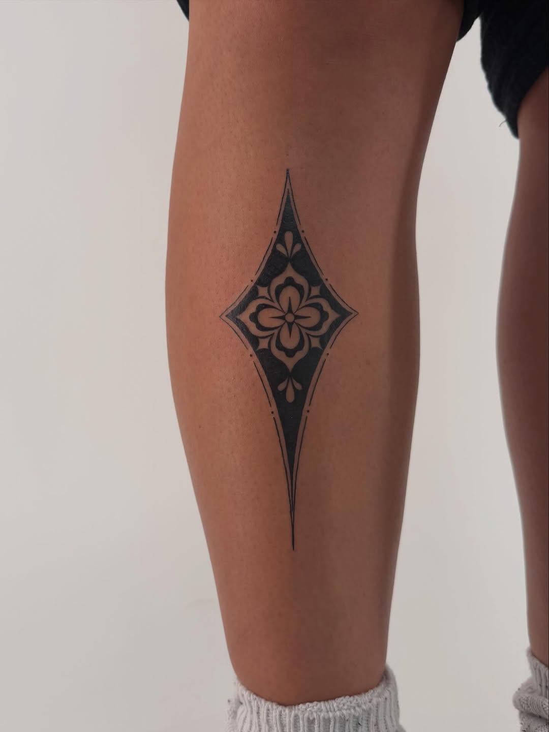 Tattoo by @leahramosink — ornamental, blackwork