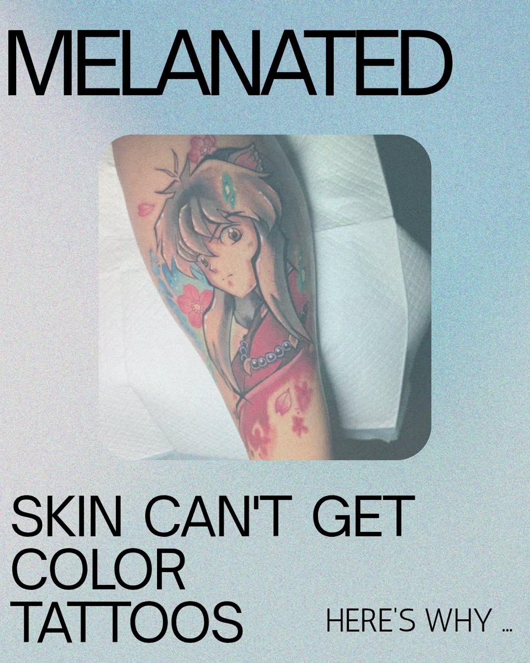 Tattoo by @cattlynnrose — anime