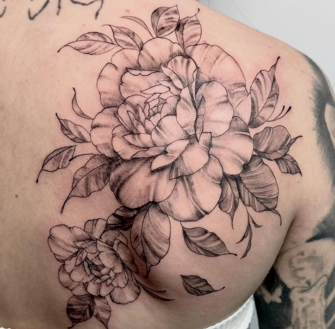 Tattoo by @sabrina_tattoos_ — black_and_grey, realism
