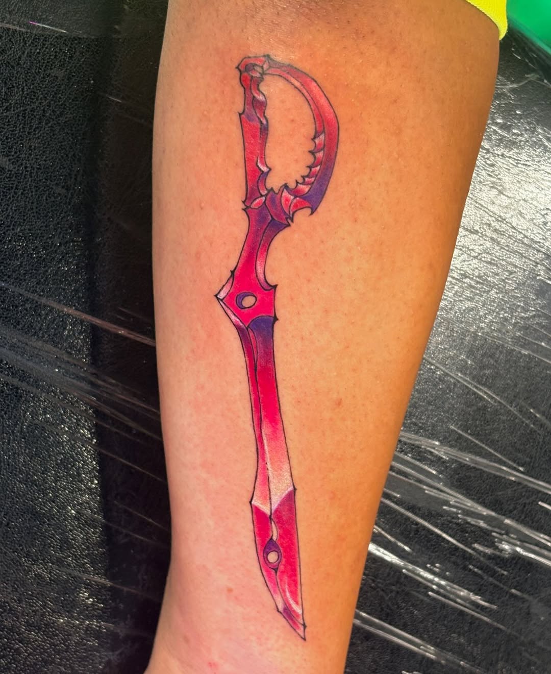 Tattoo by @frogtatz — illustrative, anime