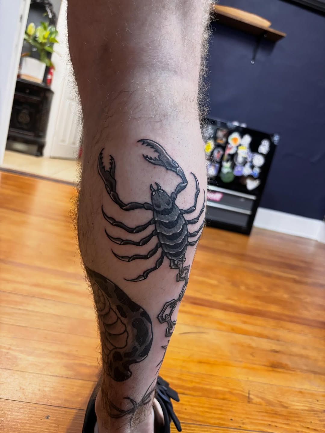 Tattoo by @siv.tattoos โ black_and_grey, neo_traditional