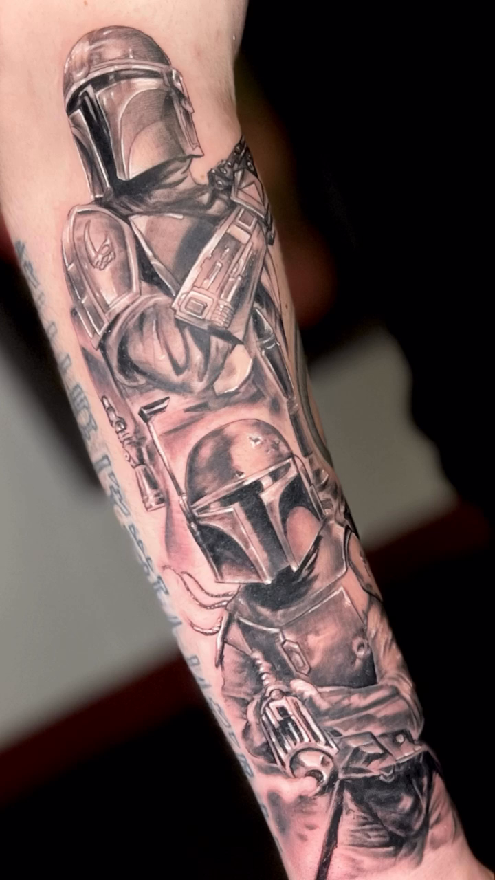 Tattoo by @joshgreentattoo — realism, black_and_grey