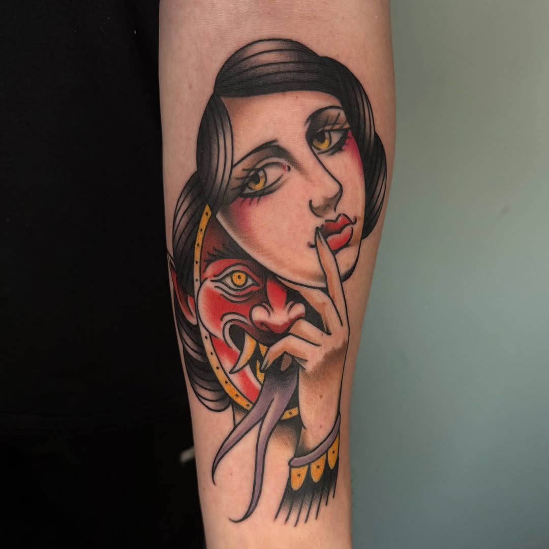 Tattoo by @artisticminded — american_traditional, illustrative