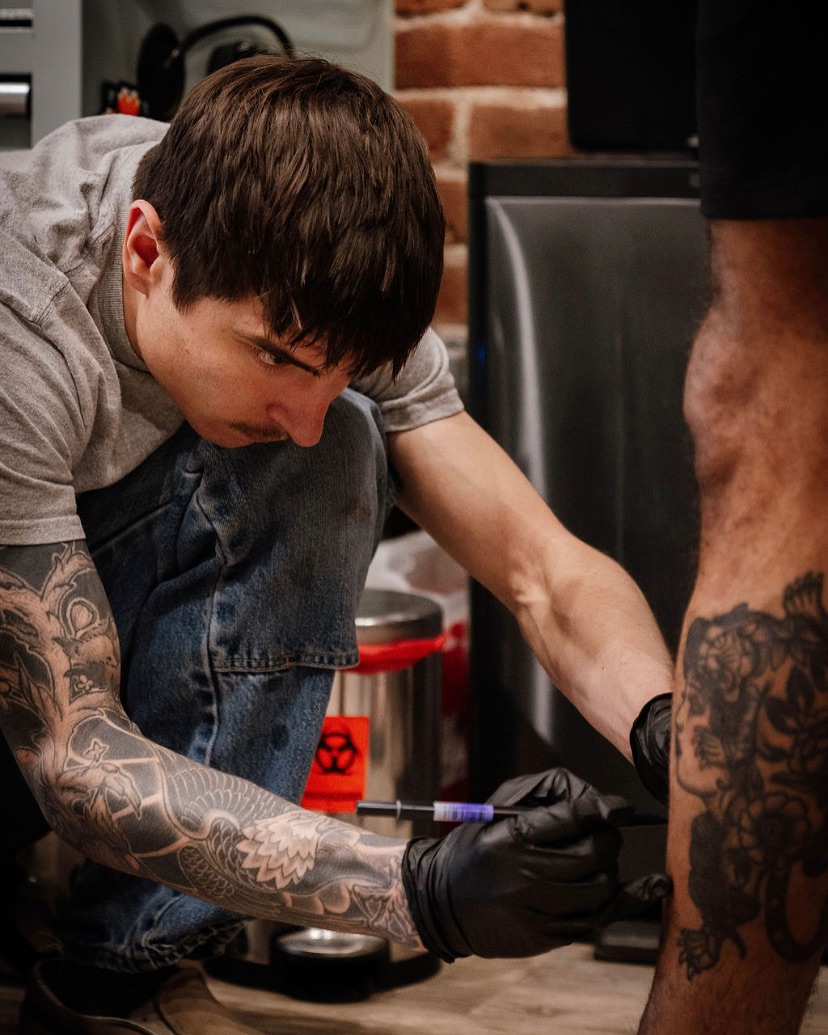 Tattoo by @wes_art_ — blackwork, illustrative