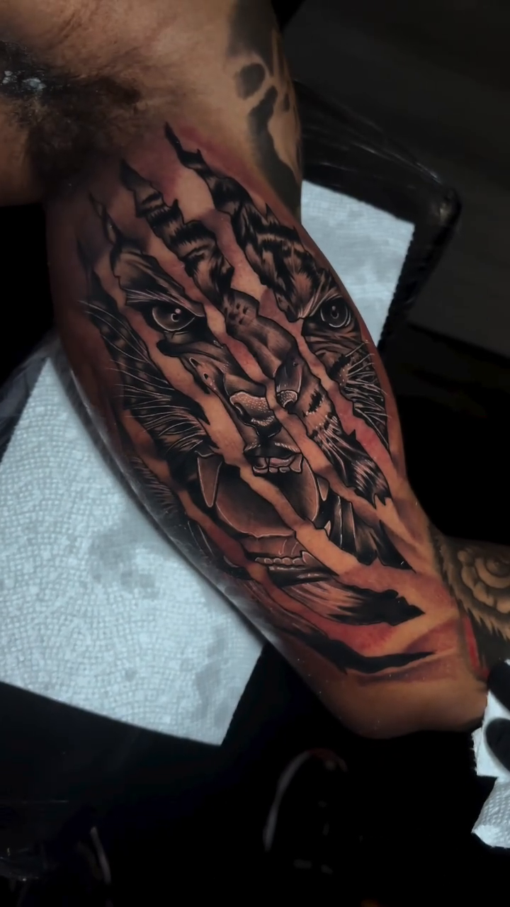 Tattoo by @iamricoinkk — realism, black_and_grey