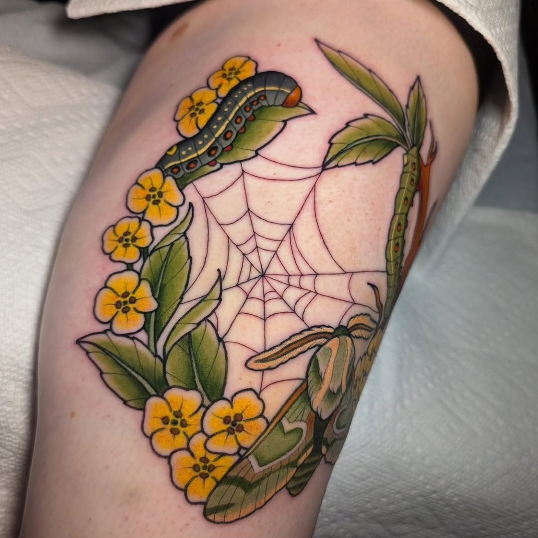 Tattoo by @ellietattoos — american_traditional, neo_traditional