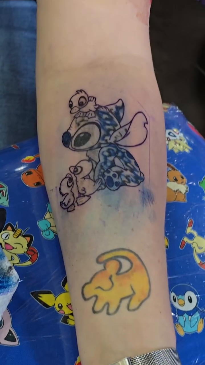 Tattoo by @kawaiikittentattoo โ anime