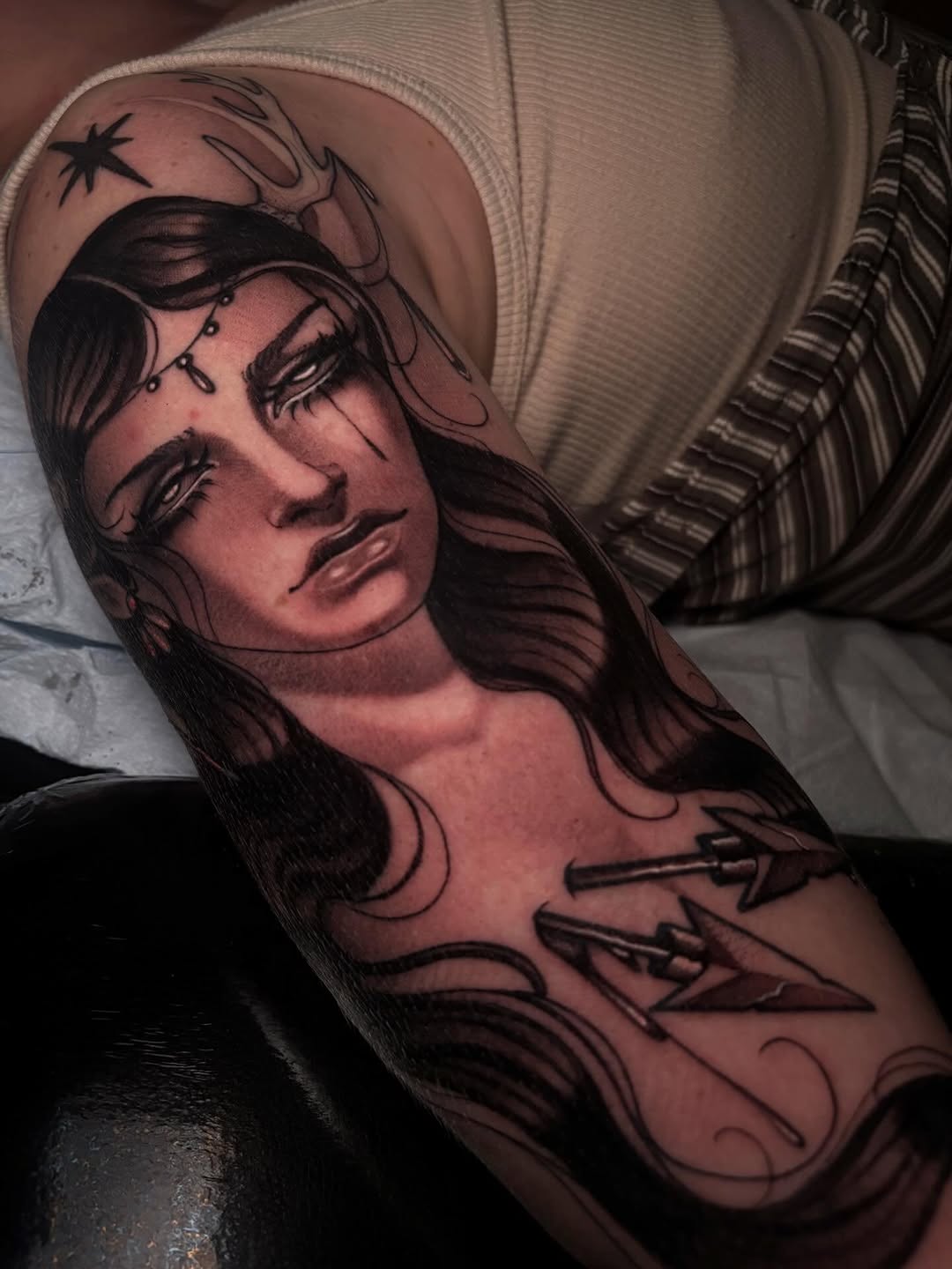Tattoo by @taylorelizabethtattoos β black_and_grey, realism