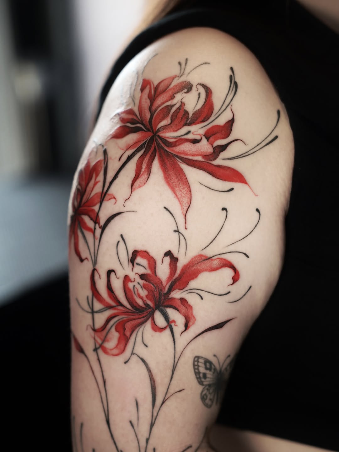 Tattoo by @katuvetattoo β illustrative, black_and_grey