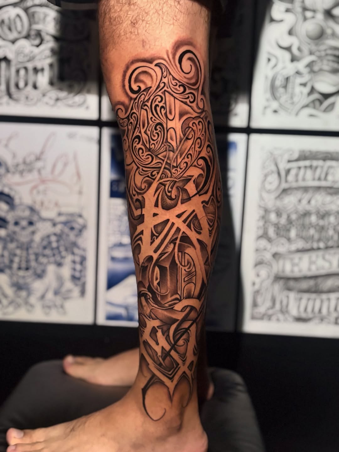 Tattoo by @toretattoo_311 — lettering_script, ornamental
