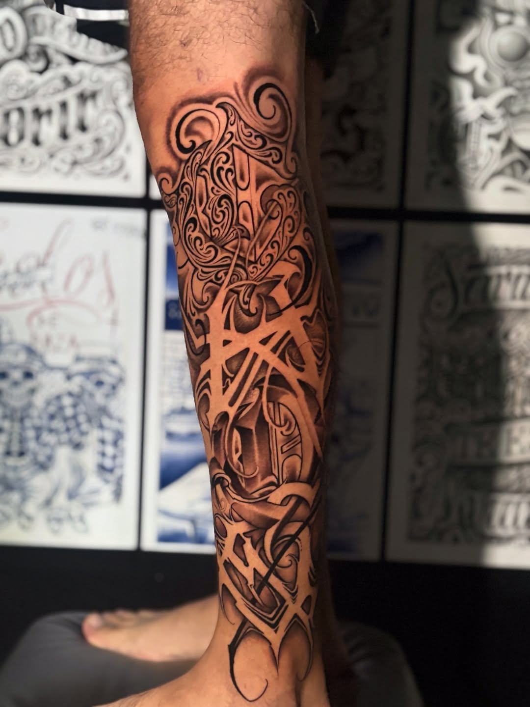 Tattoo by @toretattoo_311 — lettering_script, black_and_grey