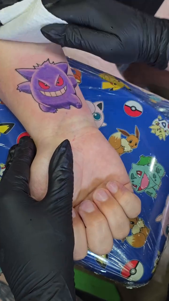 Tattoo by @kawaiikittentattoo โ anime