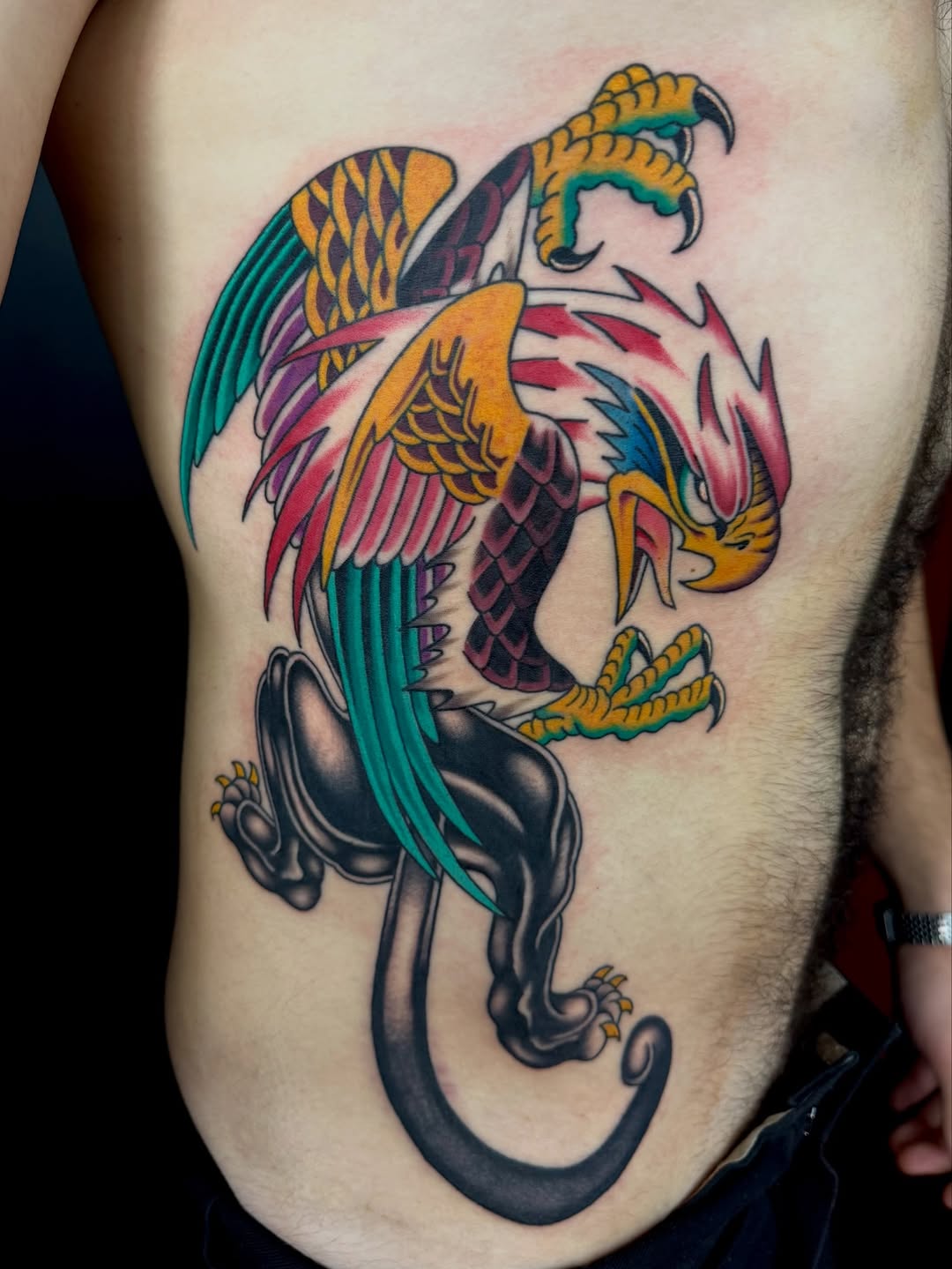 Tattoo by @ernie_portcity — american_traditional, neo_traditional