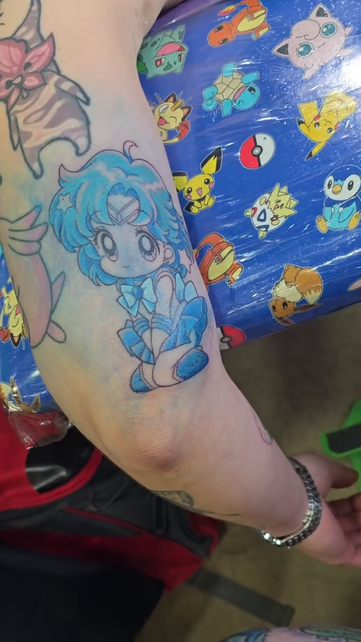 Tattoo by @kawaiikittentattoo โ anime