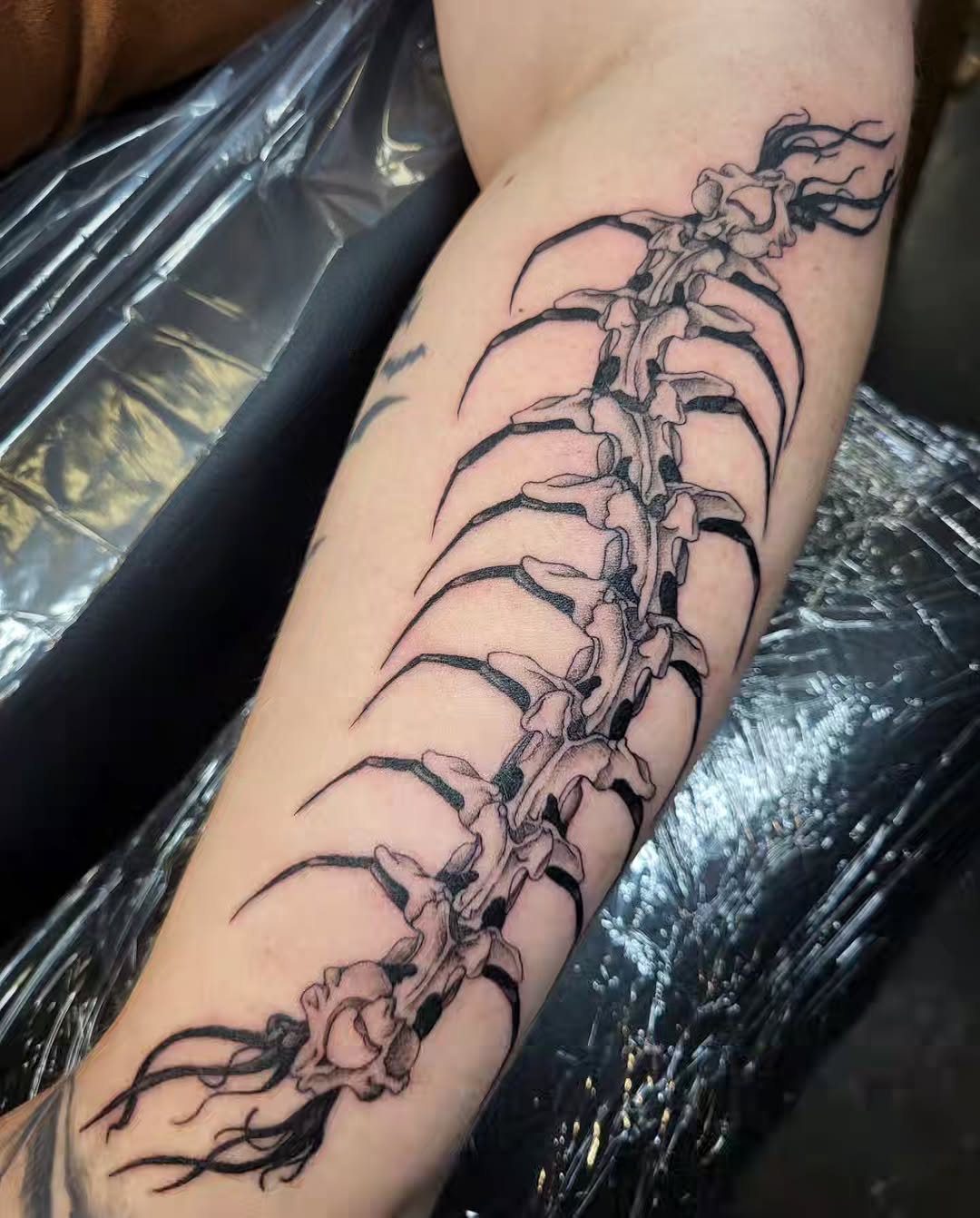 Tattoo by @jennas_inks — black_and_grey