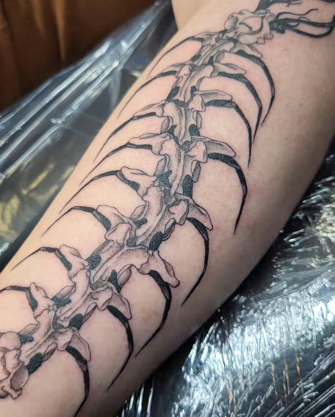 Tattoo by @jennas_inks — black_and_grey