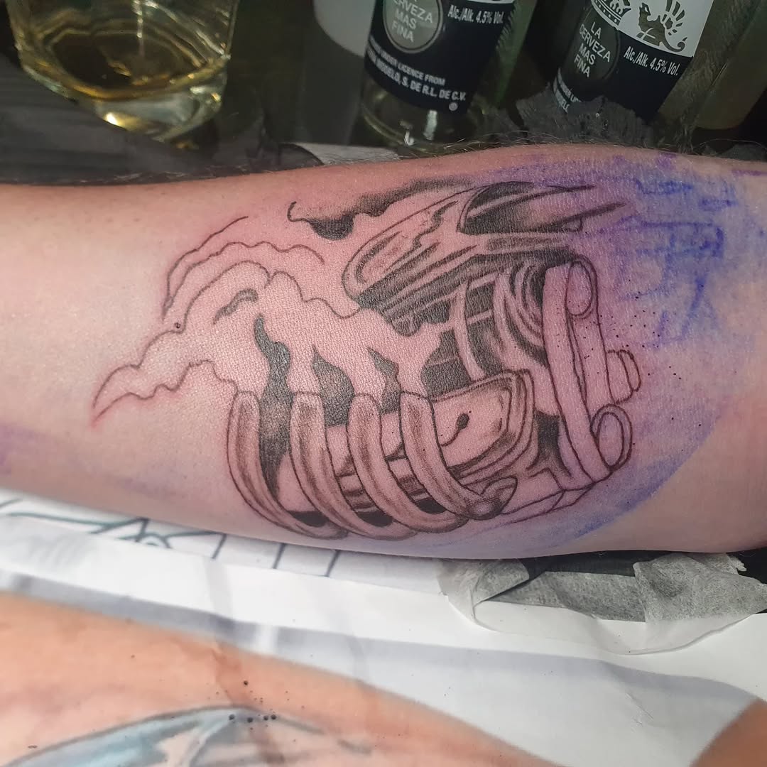 Tattoo by @artful_ink_permanently_yours โ black_and_grey