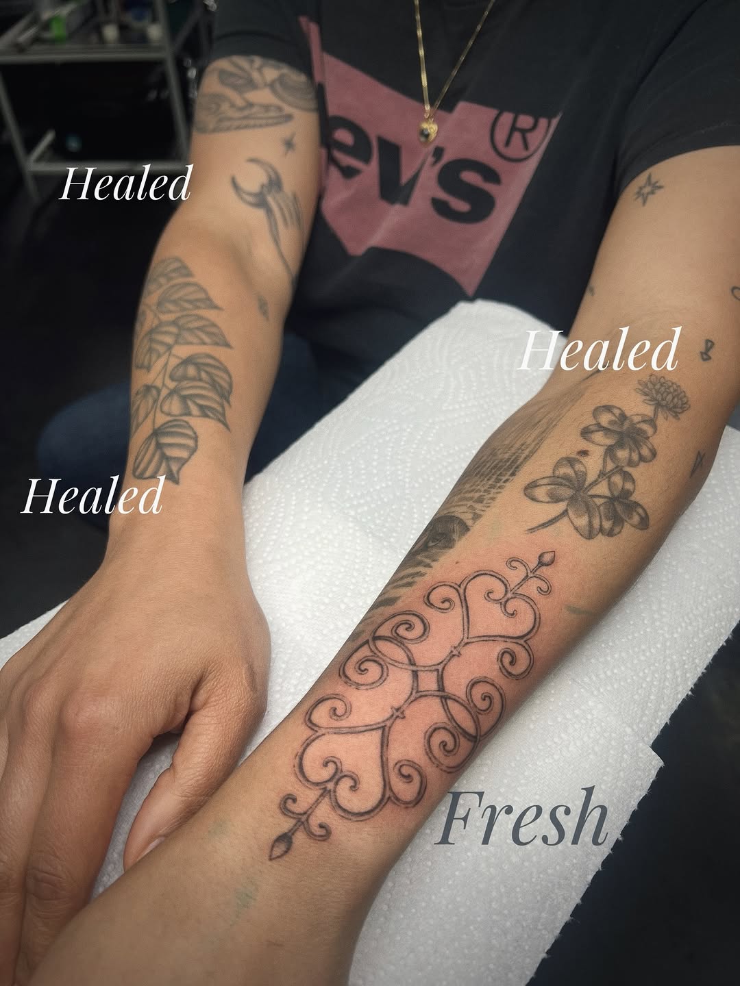 Tattoo by @rebecca_febo — ornamental, fine_line