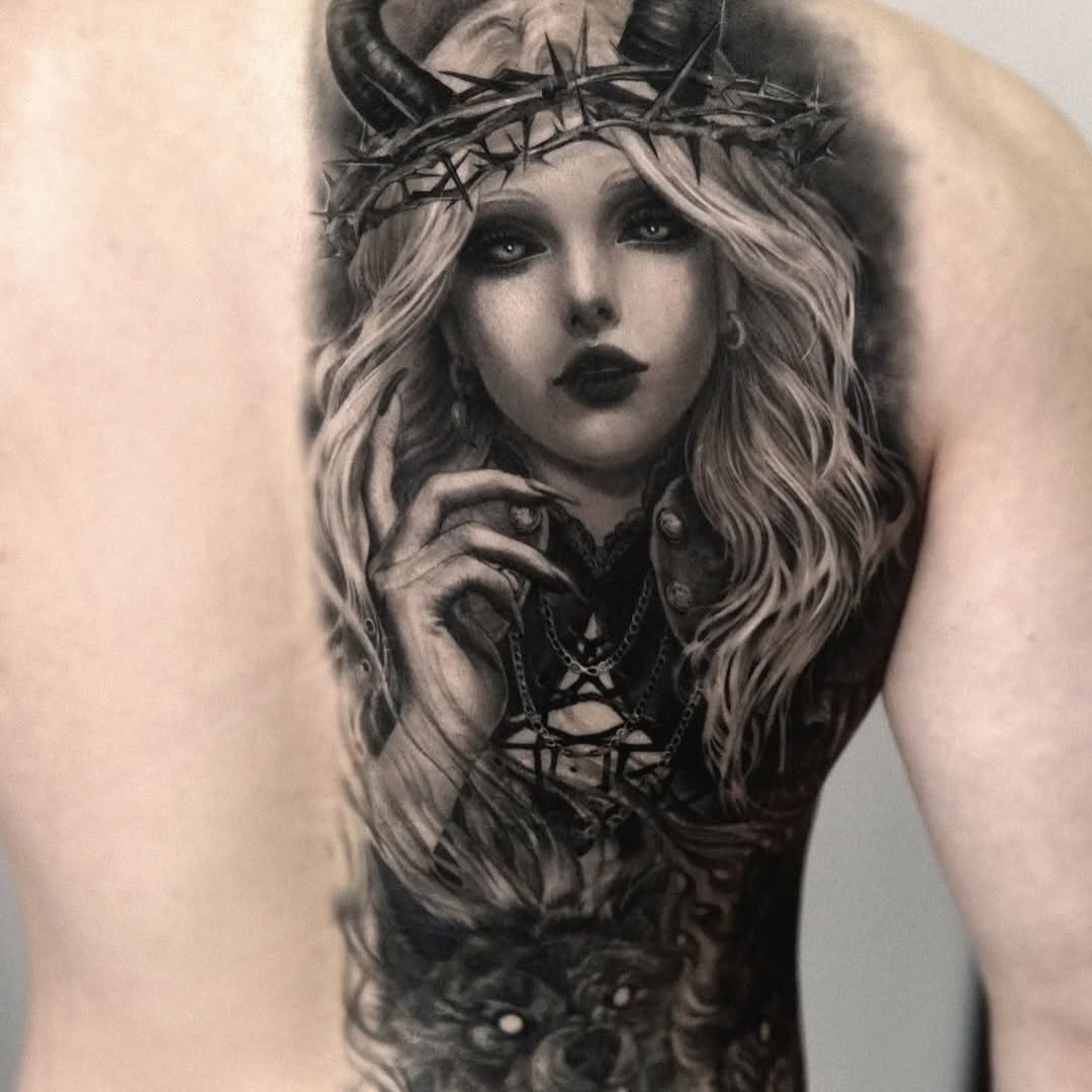 Tattoo by @tattooel_light โ realism, dark_realism