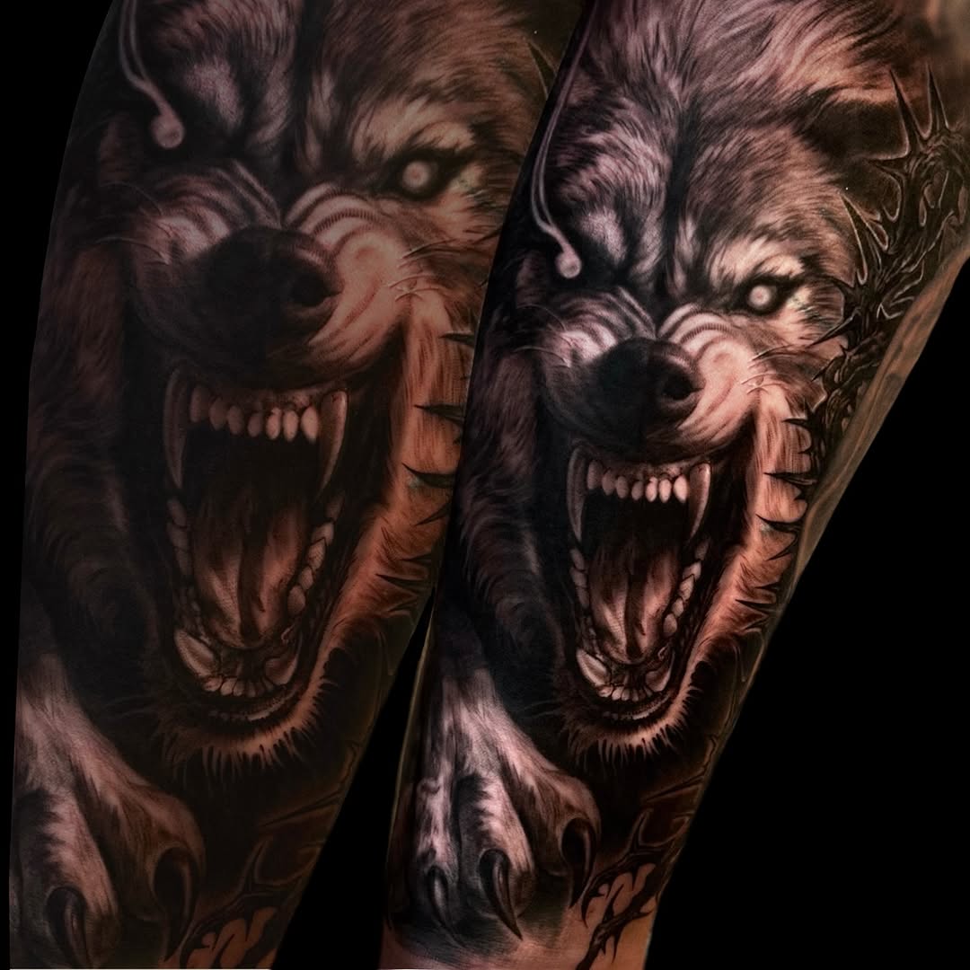 Tattoo by @tattooel_light โ realism, black_and_grey
