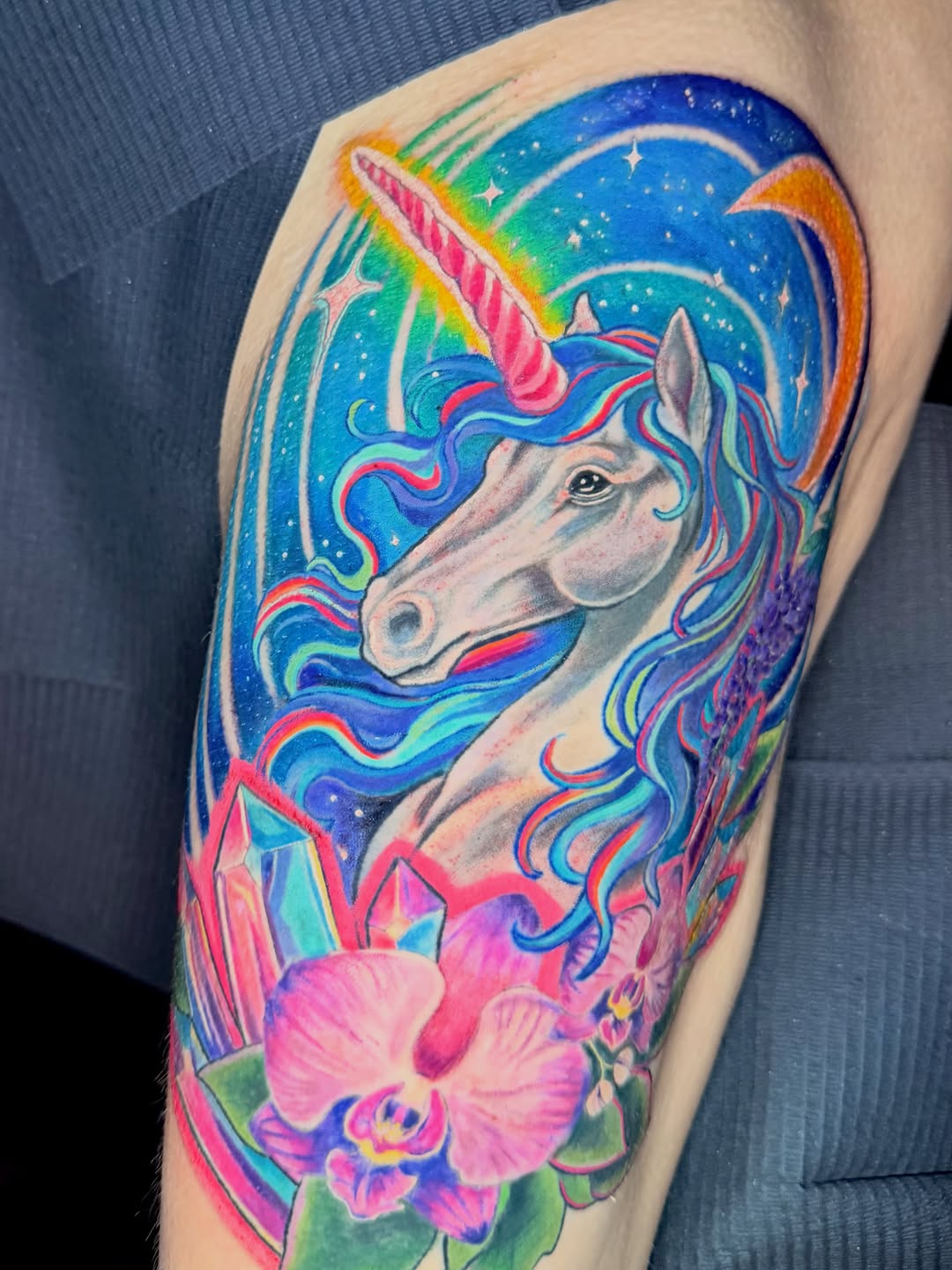 Tattoo by @pisces.moonchild.tattoos โ realism, new_school
