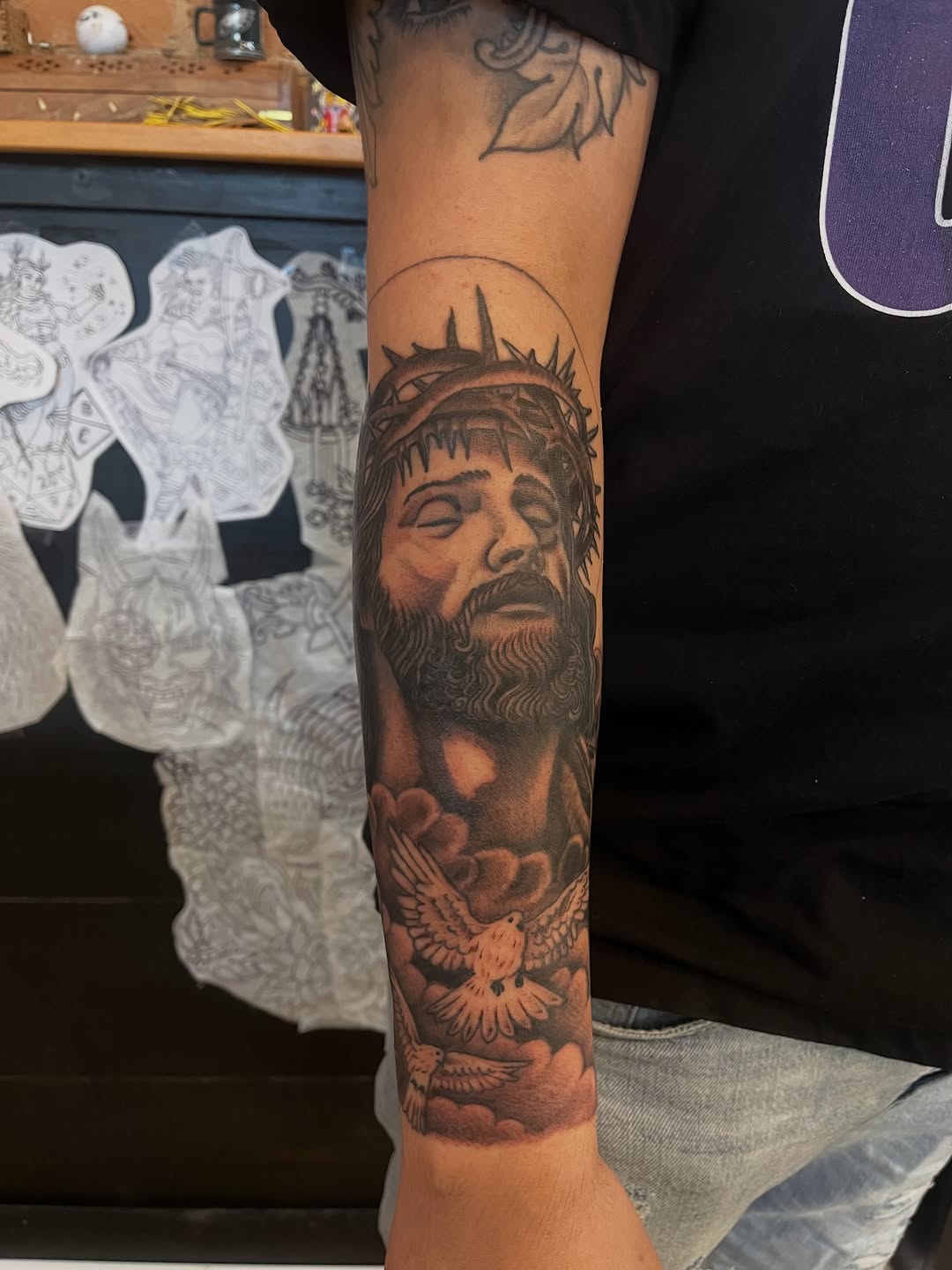 Tattoo by @jcridlin.tattoo — realism, black_and_grey