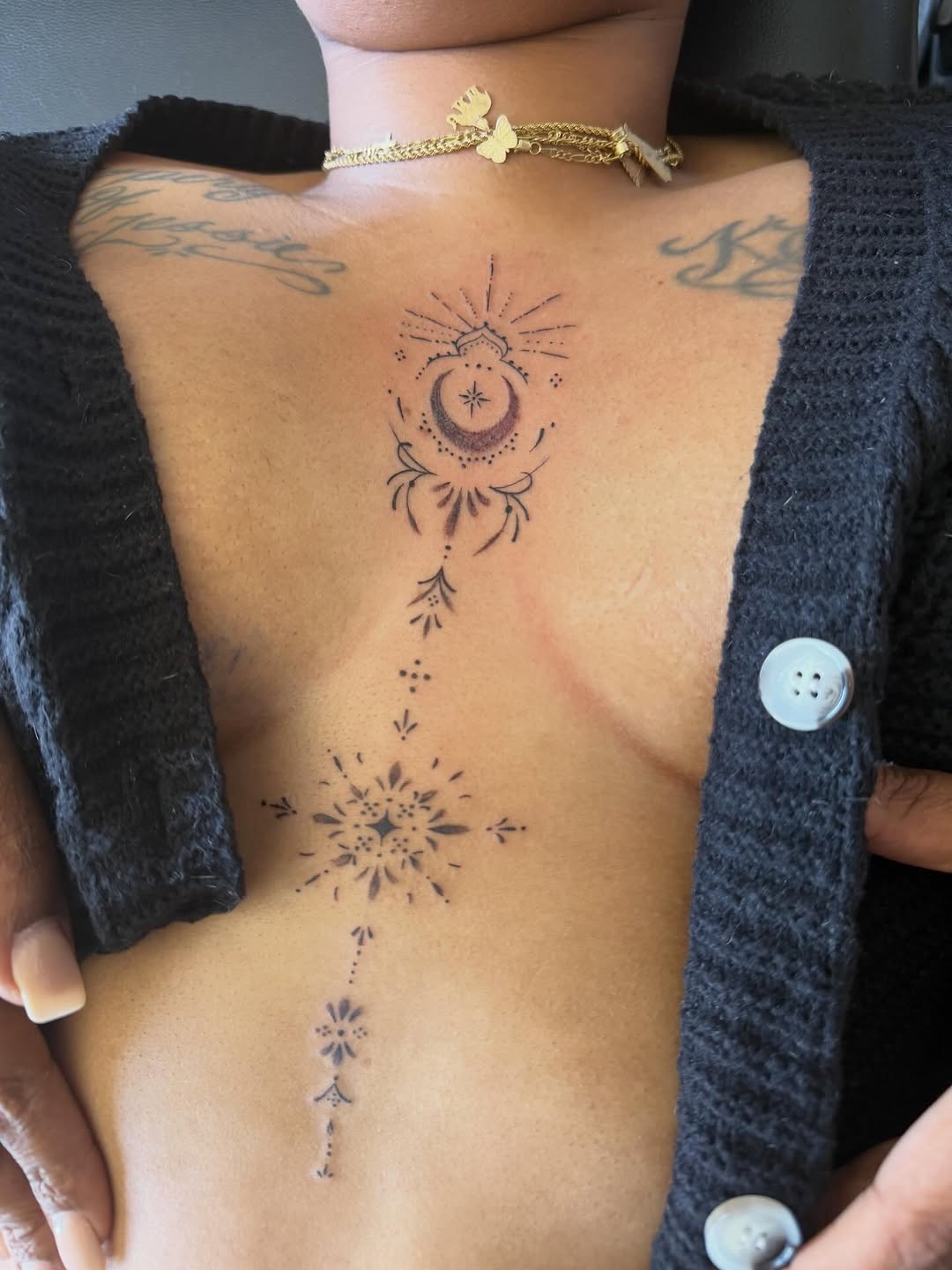Tattoo by @tattsbybris — fine_line, dotwork