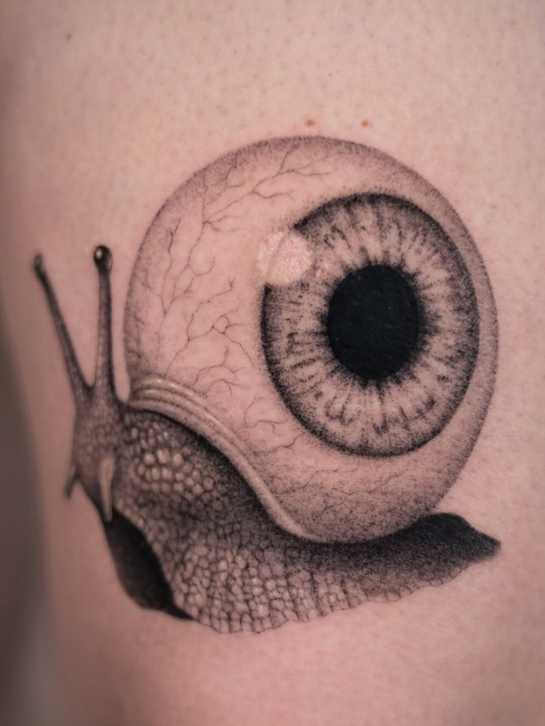 Tattoo by @mandylynjaye.tattoo — realism, black_and_grey