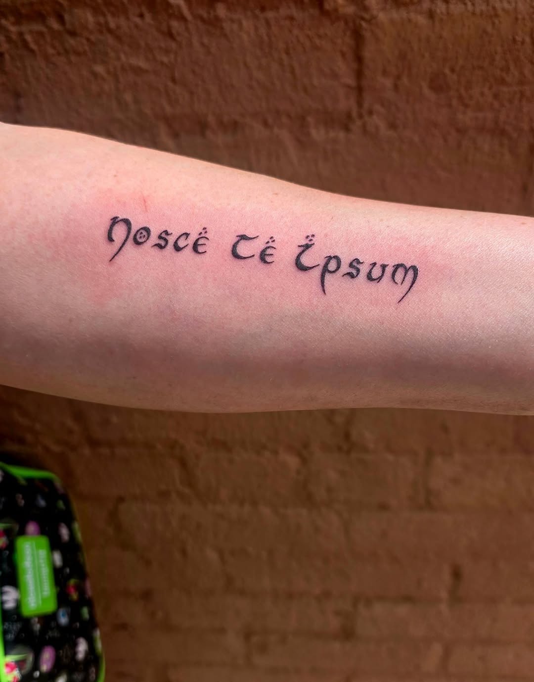 Tattoo by @cassiealtattoos โ lettering_script, fine_line