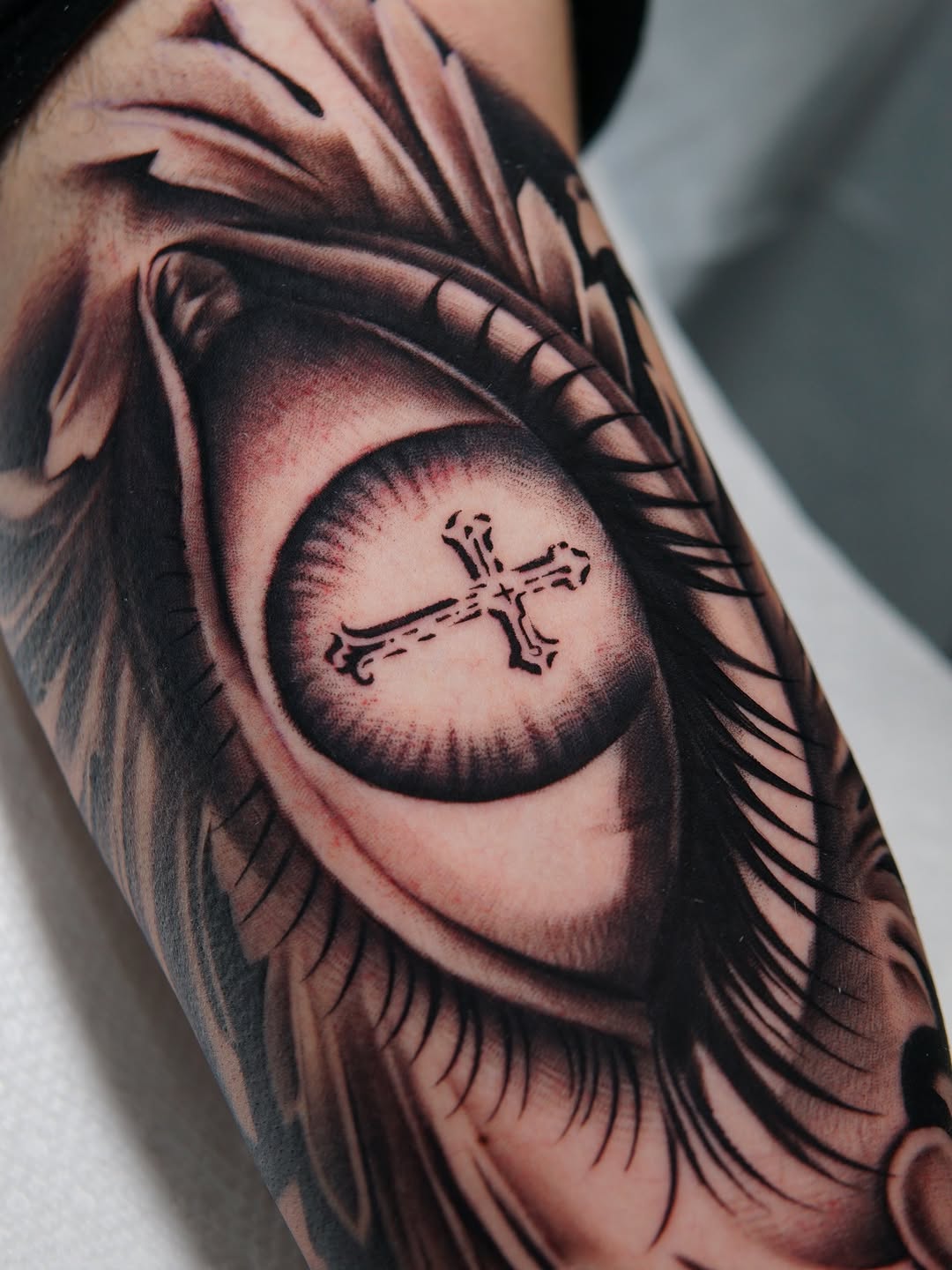 Tattoo by @tattoos.by.cristian — black_and_grey, realism