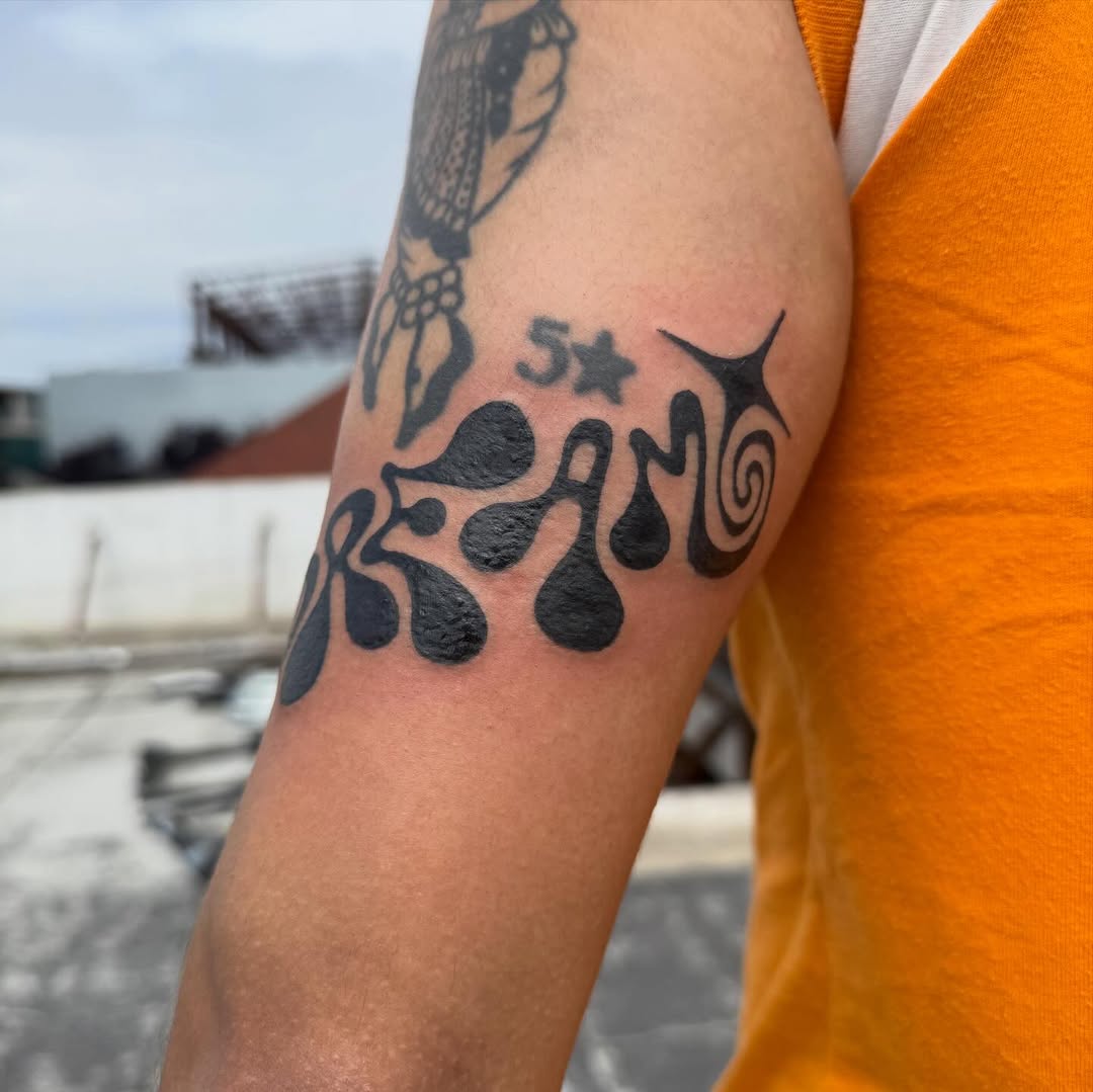 Tattoo by @mr.smiley___ — illustrative, blackwork